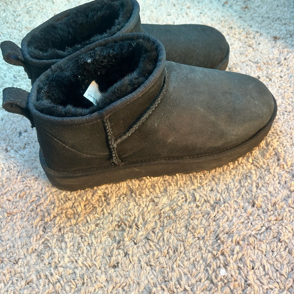 UGG Black Ankle Boots